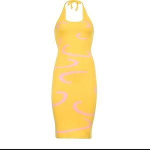 Halter back summer dress